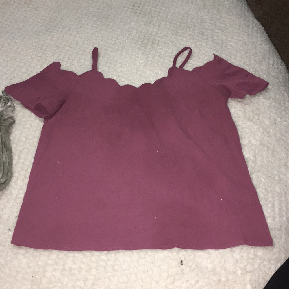 Off the shoulder shirt